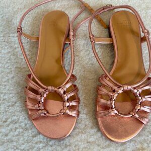 Sézane Gloria Low Sandals - Champagne 8